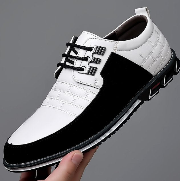 Men's Casual Orthopedic Leather Shoes - Elegancemania