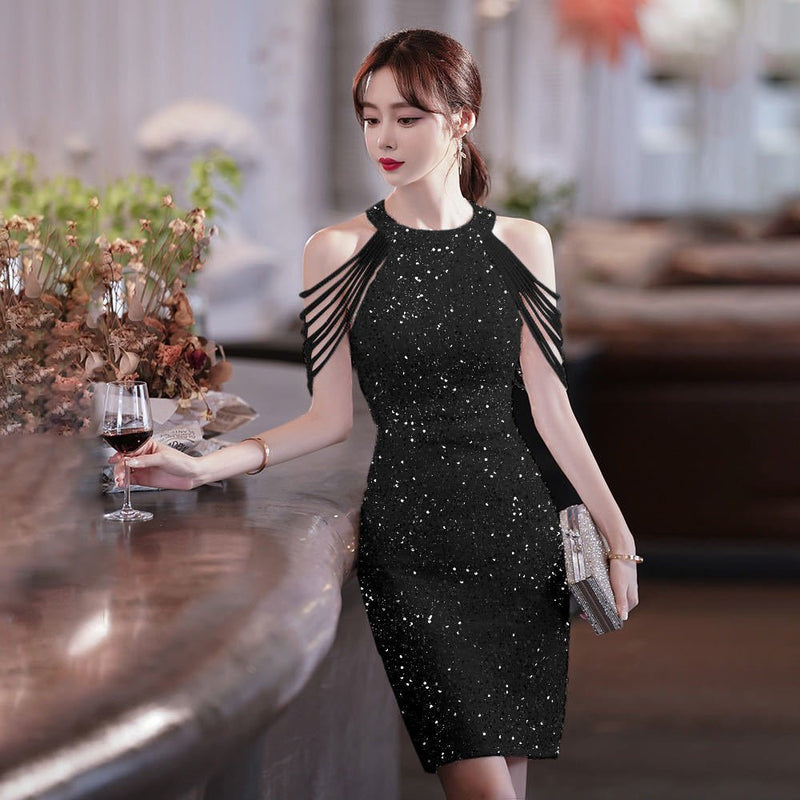 Sexy Glittery Party Dress - Elegancemania