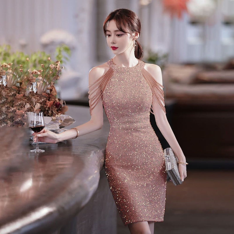 Sexy Glittery Party Dress - Elegancemania