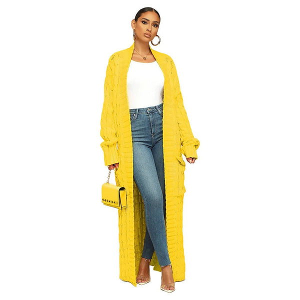 Trendy Women's Long Cardigan - Elegancemania