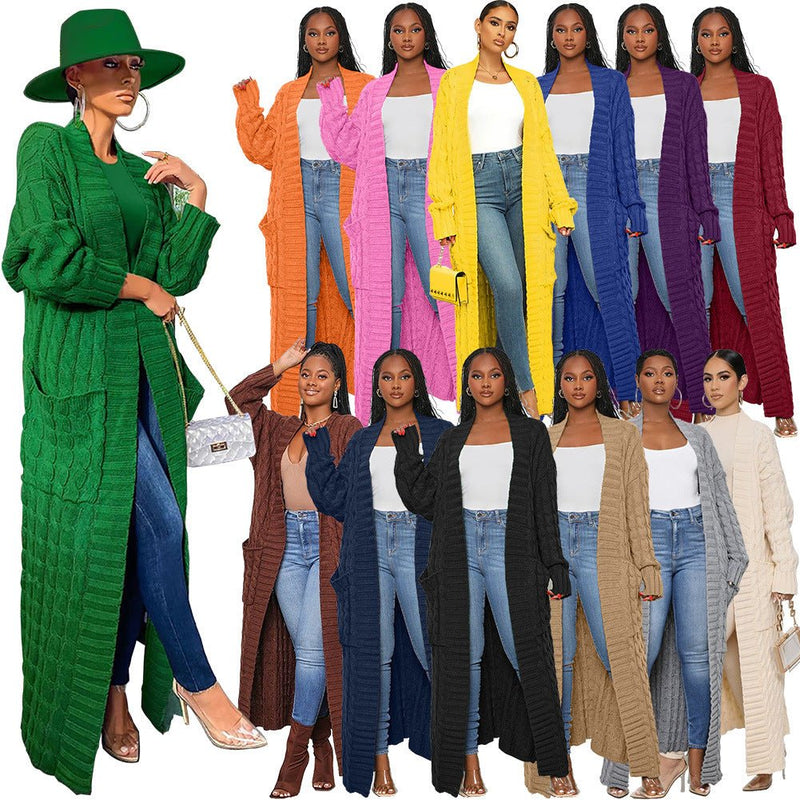 Trendy Women's Long Cardigan - Elegancemania