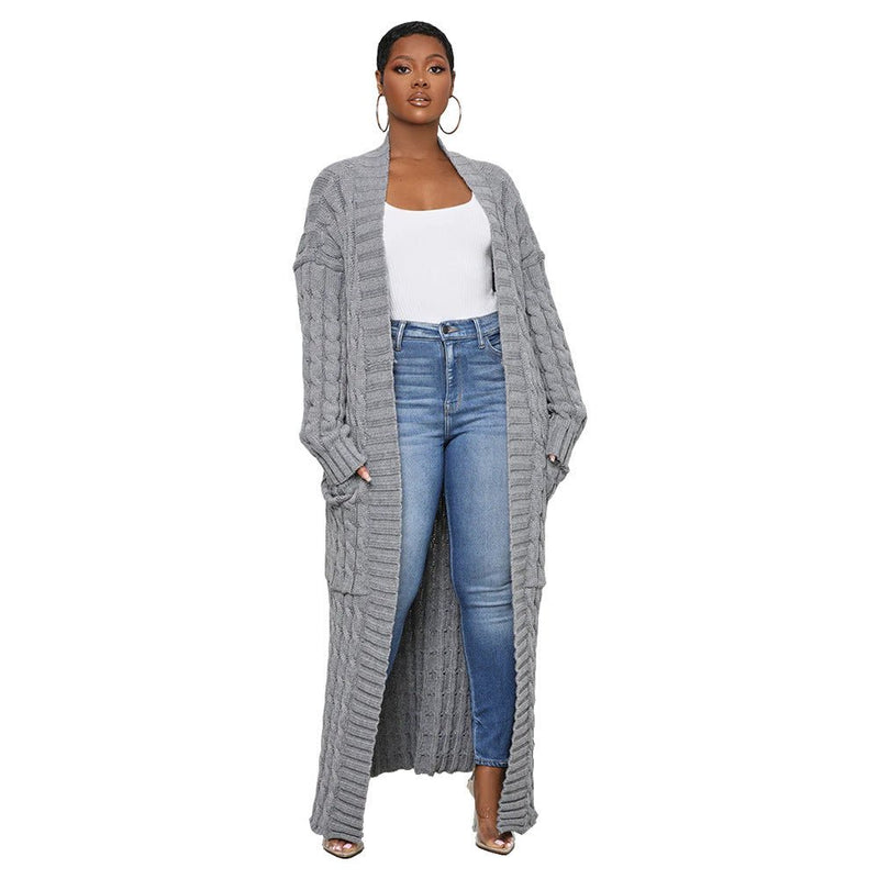 Trendy Women's Long Cardigan - Elegancemania