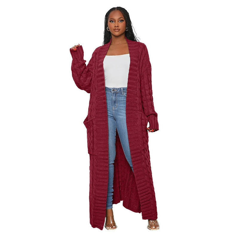 Trendy Women's Long Cardigan - Elegancemania